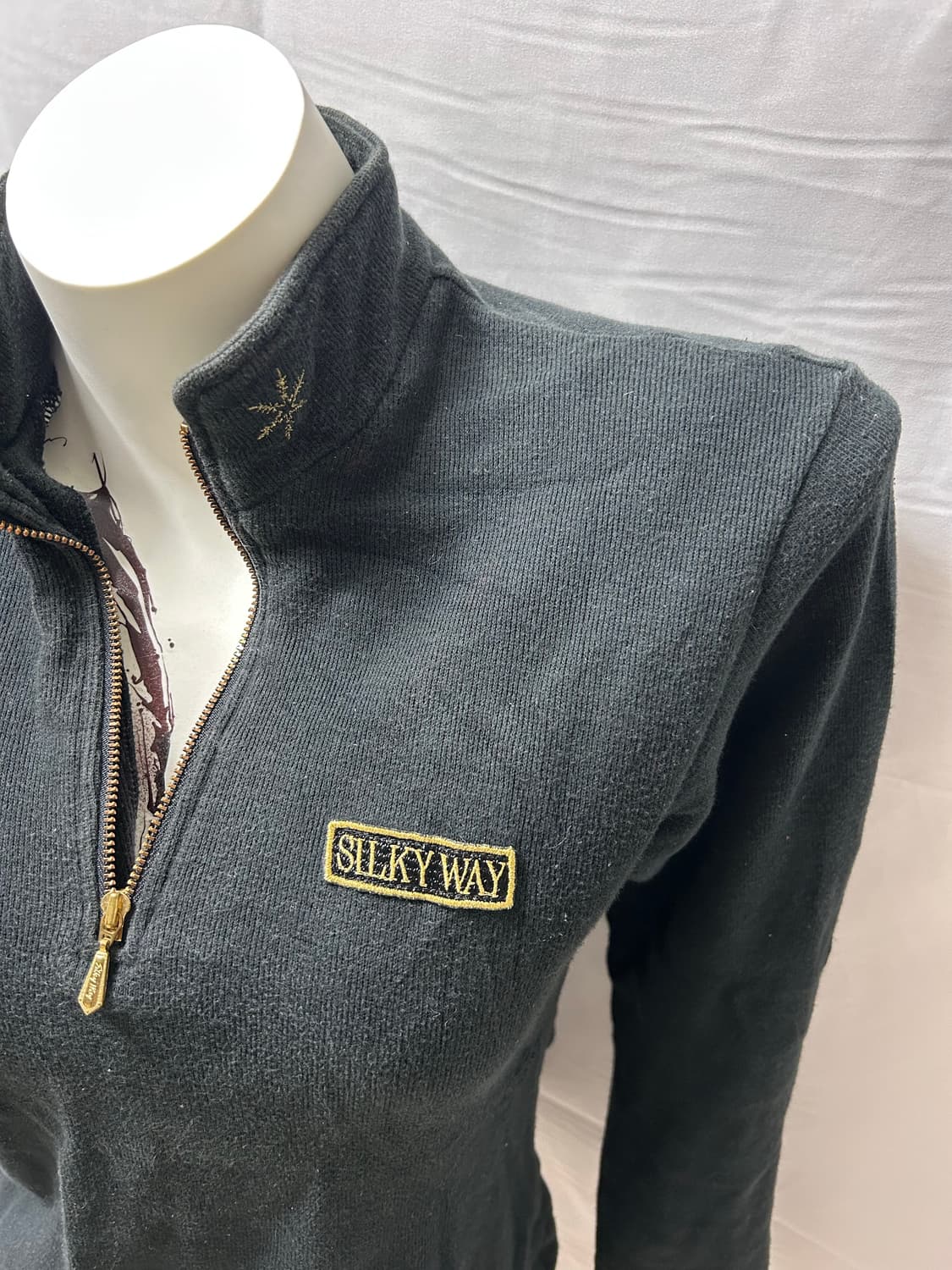 y2k slim half zip-up 상품이미지3