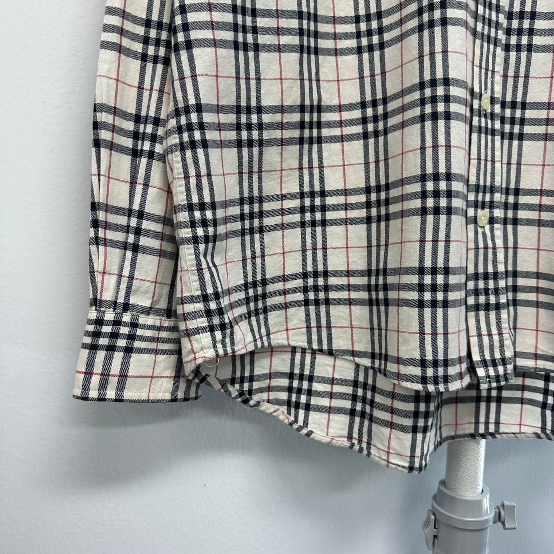 버버리 영국판 로고 체크 셔츠 상품이미지4