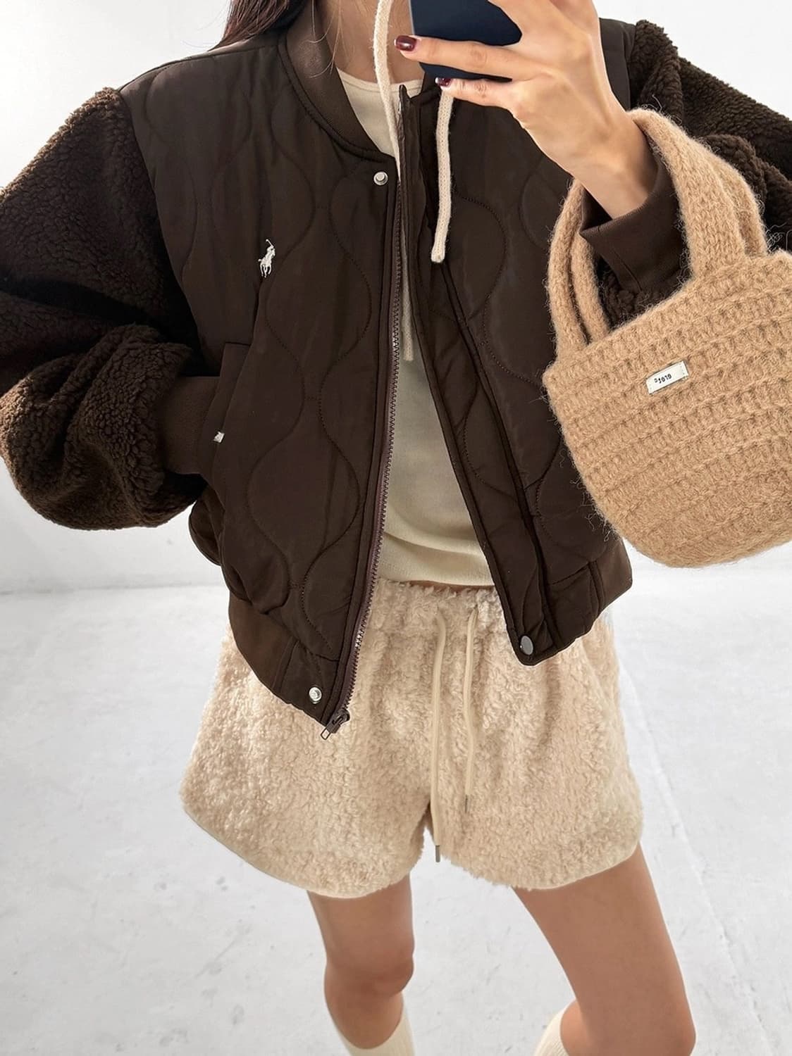 폴로랄프로렌 블루종 뽀글이 패딩 상품이미지3