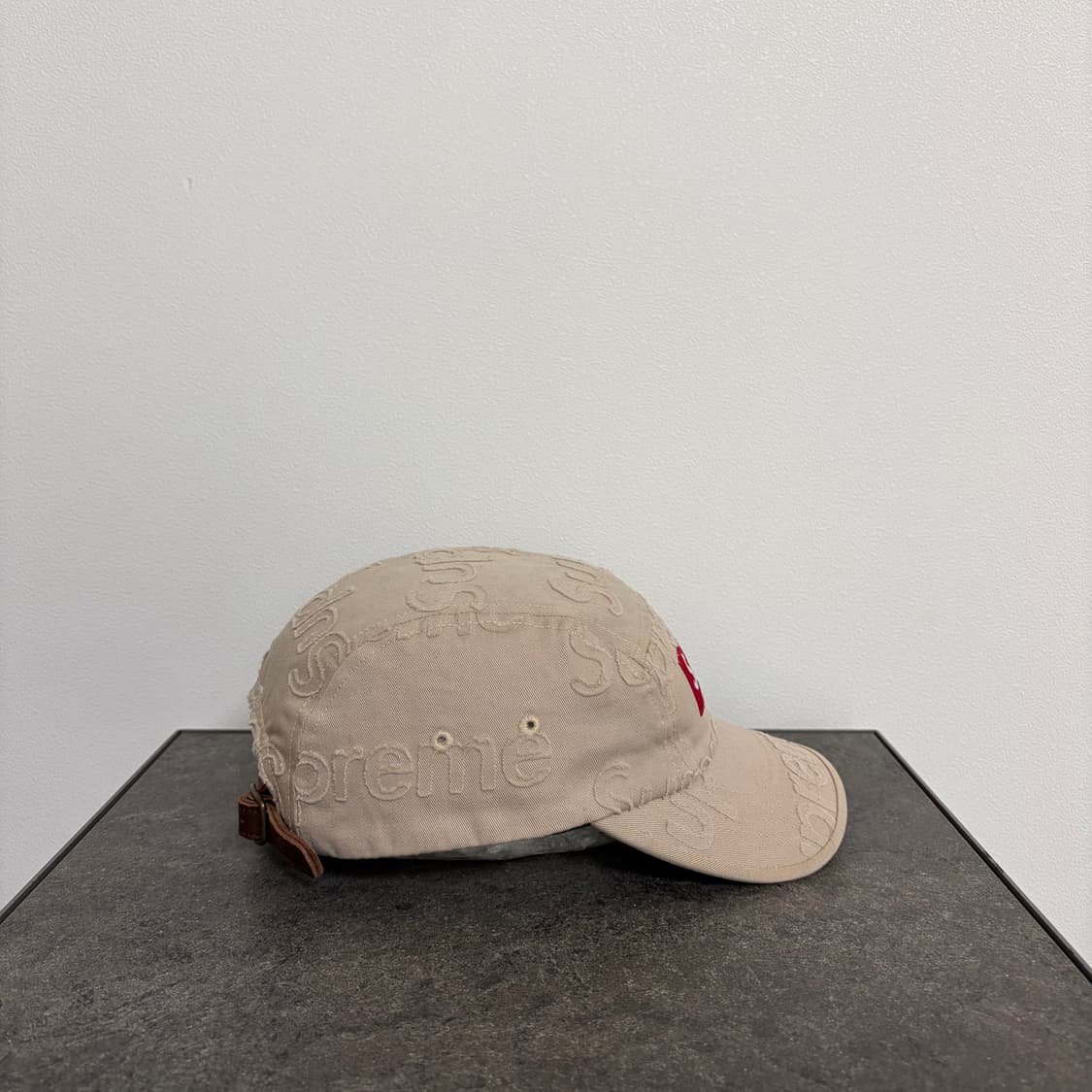 (OS) 슈프림 박스로고 캠프캡 모자 레이저드 트윌 탄 상품이미지3