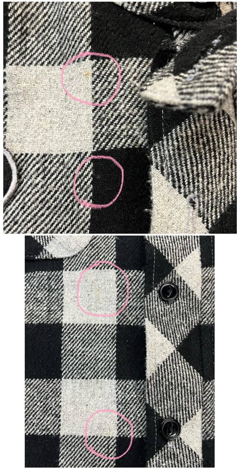 밴슨 레더스 자수 셔츠 자켓 그레이 L #csz3311 상품이미지6