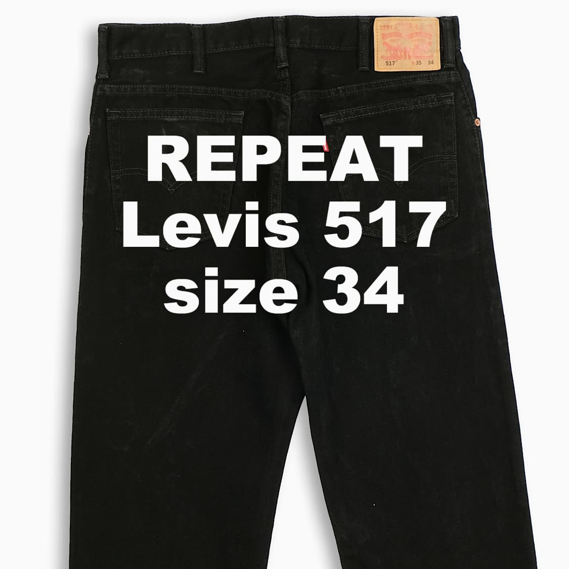 빈티지 리바이스 517 흑청 34 인치 LV5173523 상품이미지1