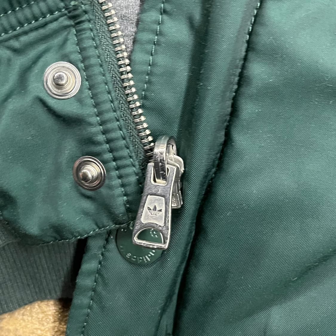 [정품/100] 아디다스 양면 그린 차콜 퀼팅 자켓 b8 상품이미지9
