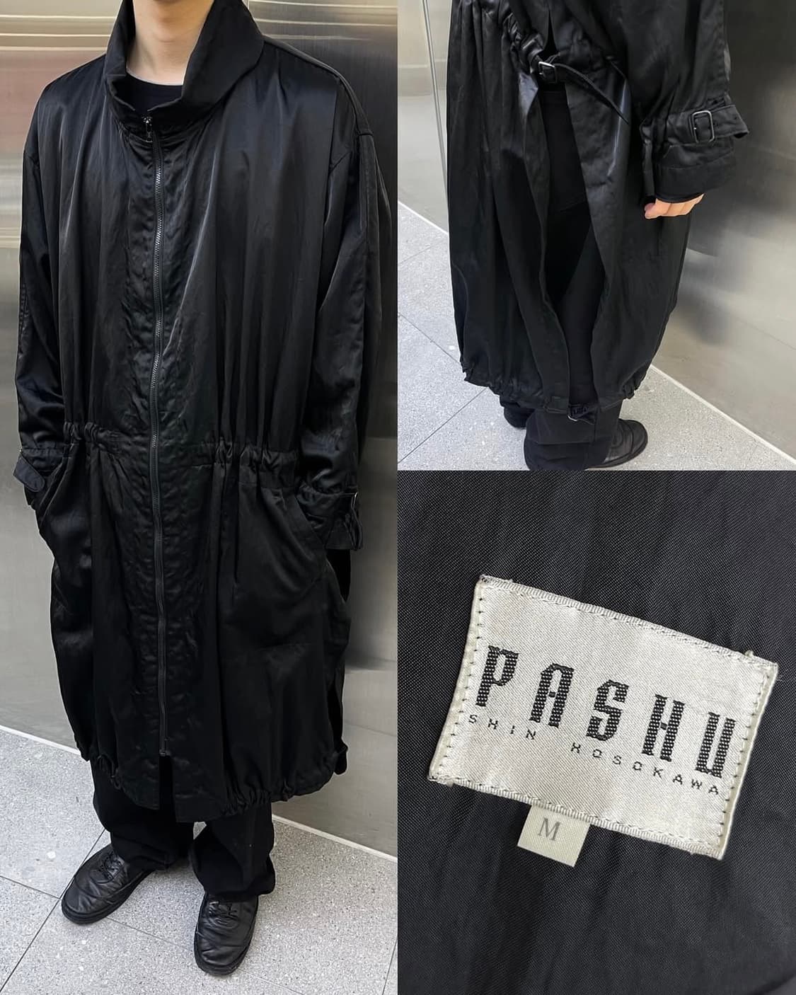 Pashu By Shin Hosokawa 80s 나일론 점프수트 집 코트 상품이미지1