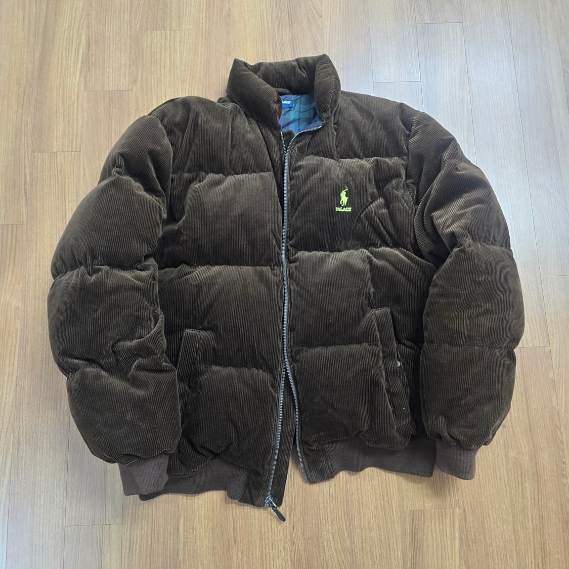 (XL) 폴로 팔라스 코듀로이 패딩 브라운 상품이미지1