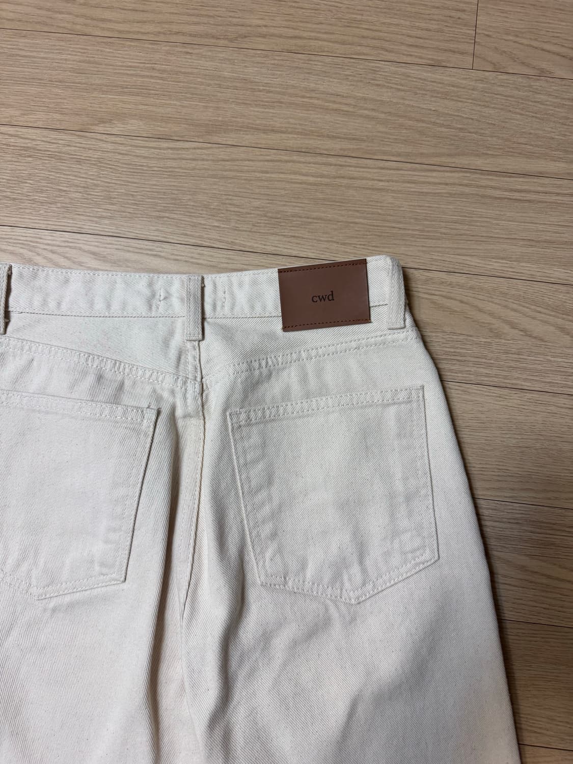 블루브릭 코우드 아이보리 데님 팬츠 S 상품이미지3