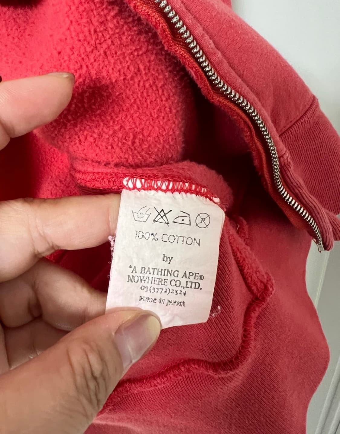 (L) 희귀 00‘S BAPE HOODIE ZIP-UP 상품이미지6