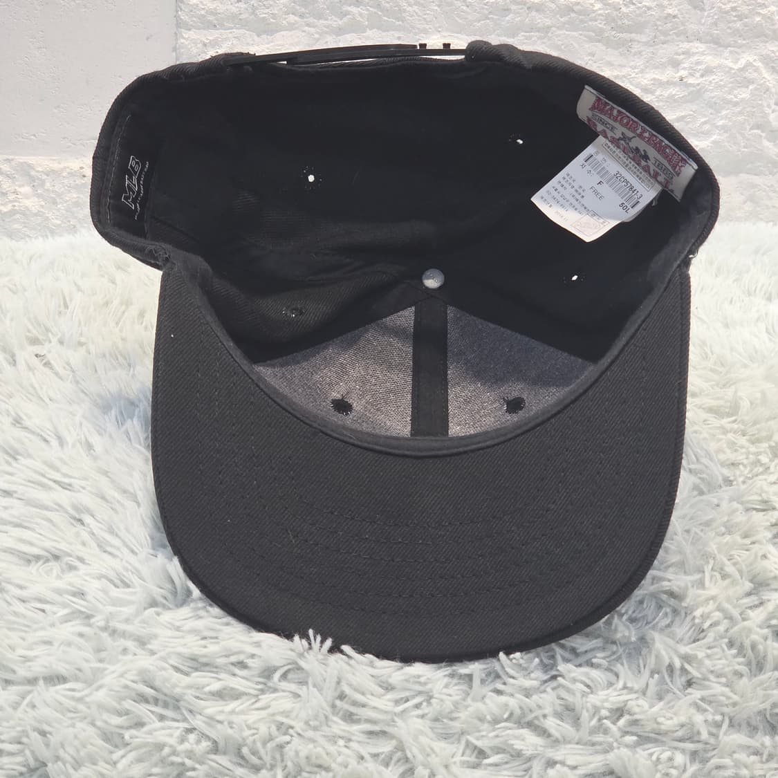 L4-8:MLB 메탈로고 뉴욕양키스 볼캡 블랙 56-59cm 상품이미지4