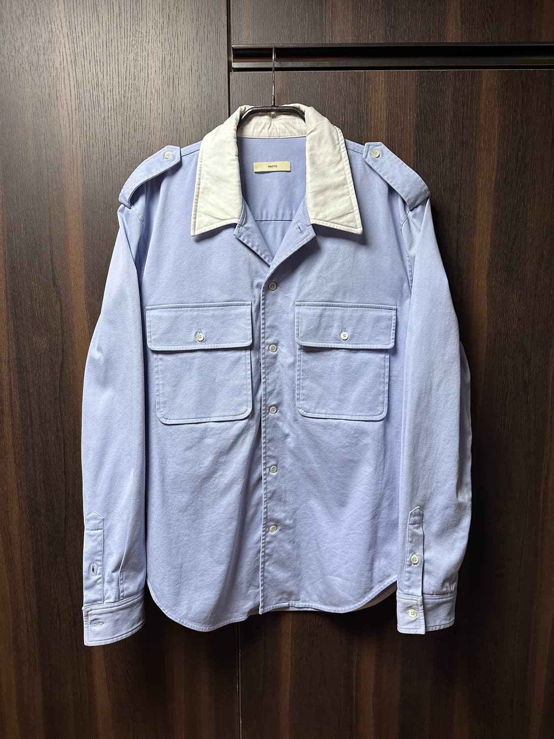 [M]렉토 견장셔츠 상품이미지1