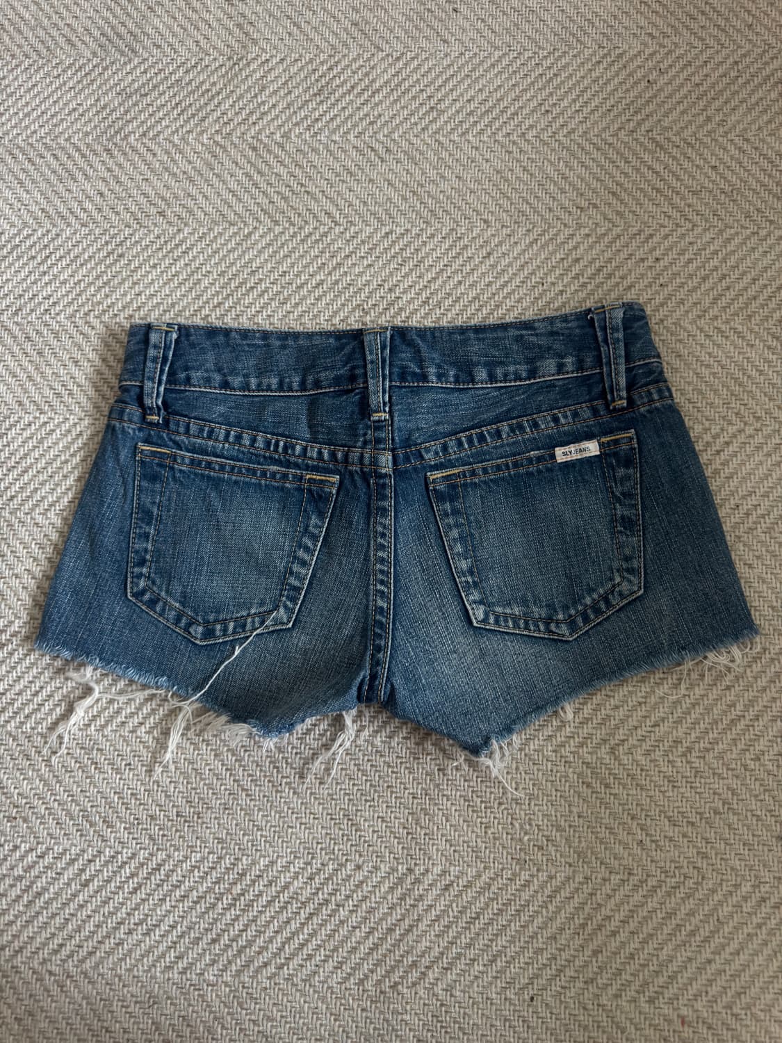 SLY 로우라이즈 데님 핫팬츠 상품이미지2