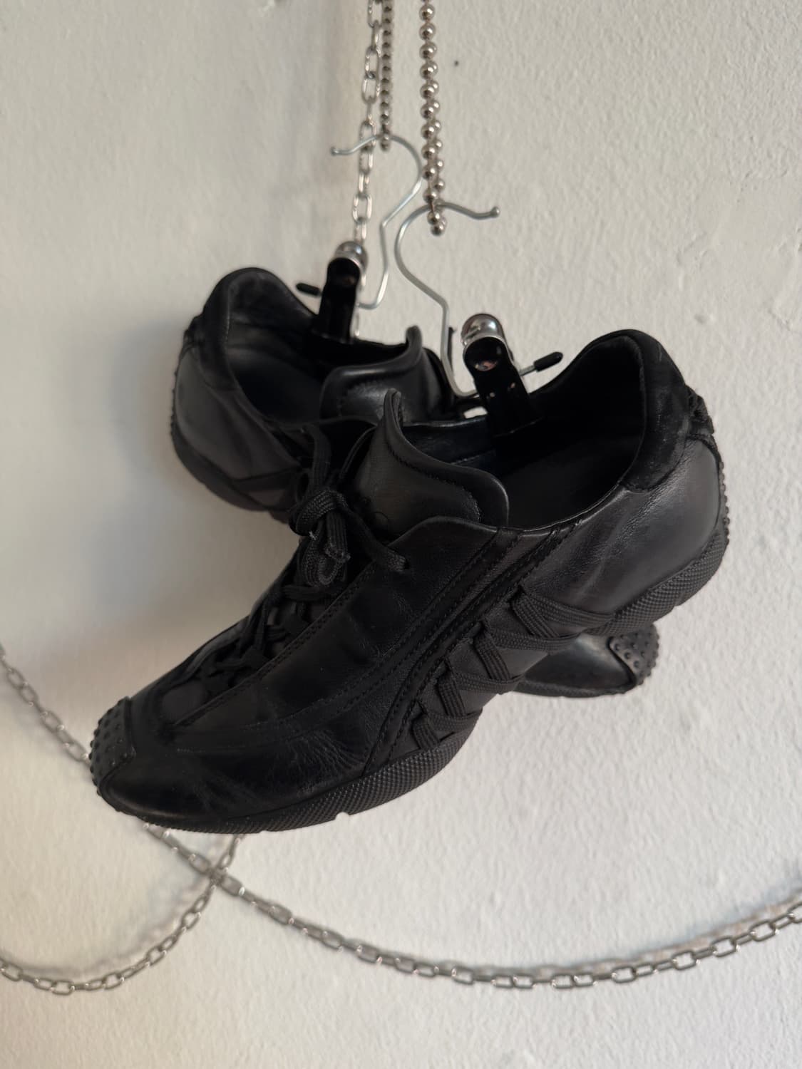 rare* 디올 존갈리아노 레더 플랫 스니커즈 상품이미지2