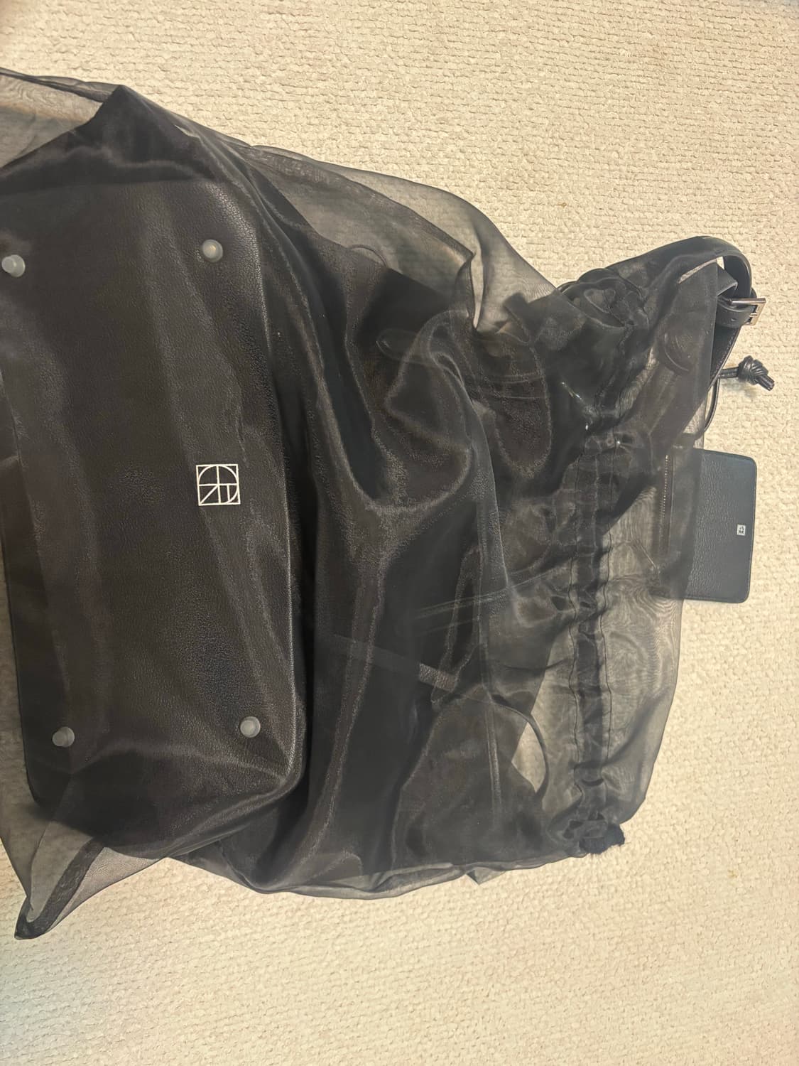 714center 714센터 TOTTI BAG 스웨이드 토티백블랙 상품이미지8