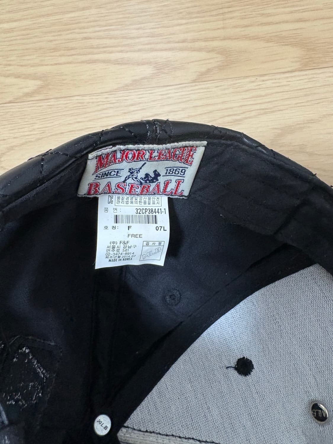 MLB 가죽 모자 상품이미지3