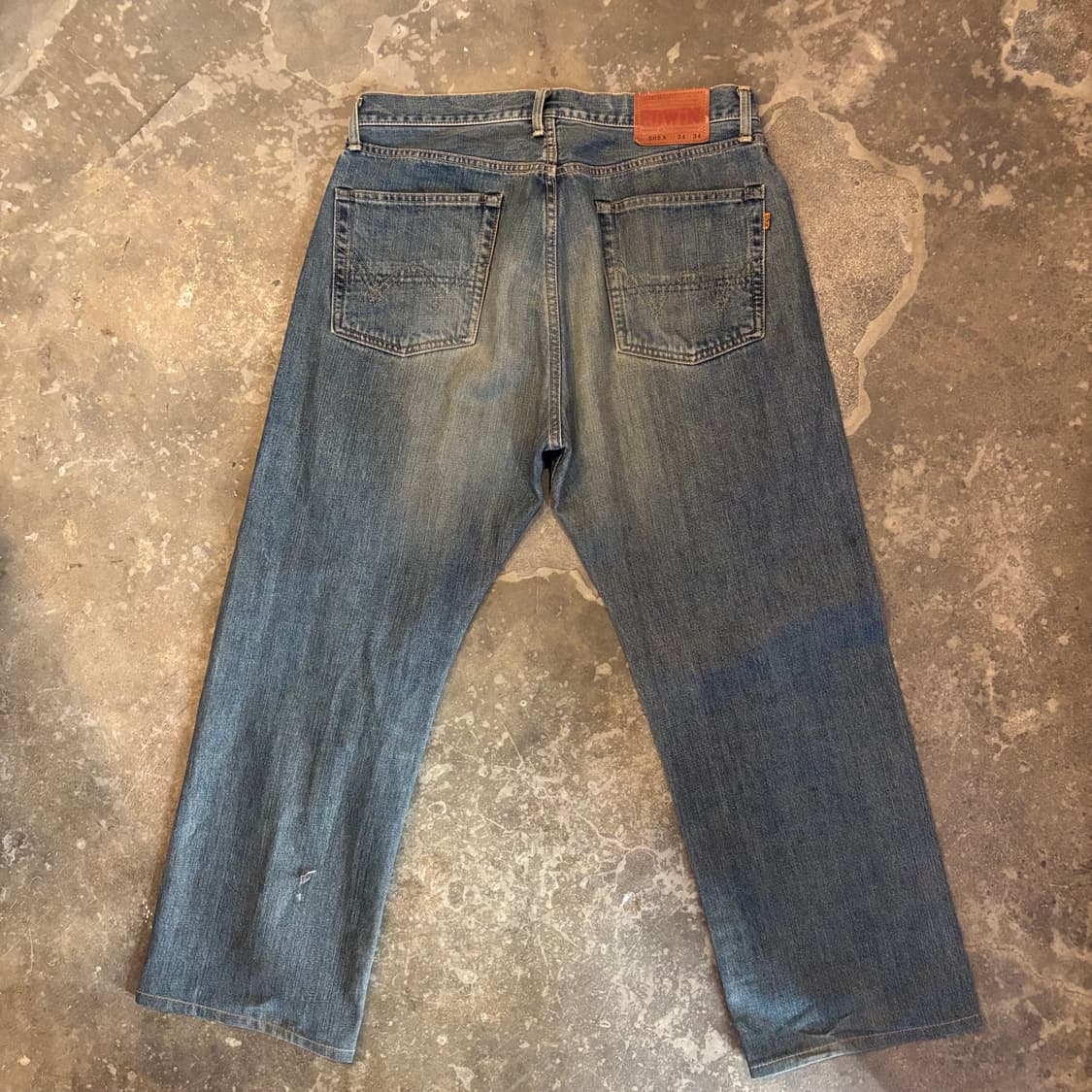 일본 에드윈 505x 셀비지 데님 팬츠 상품이미지5