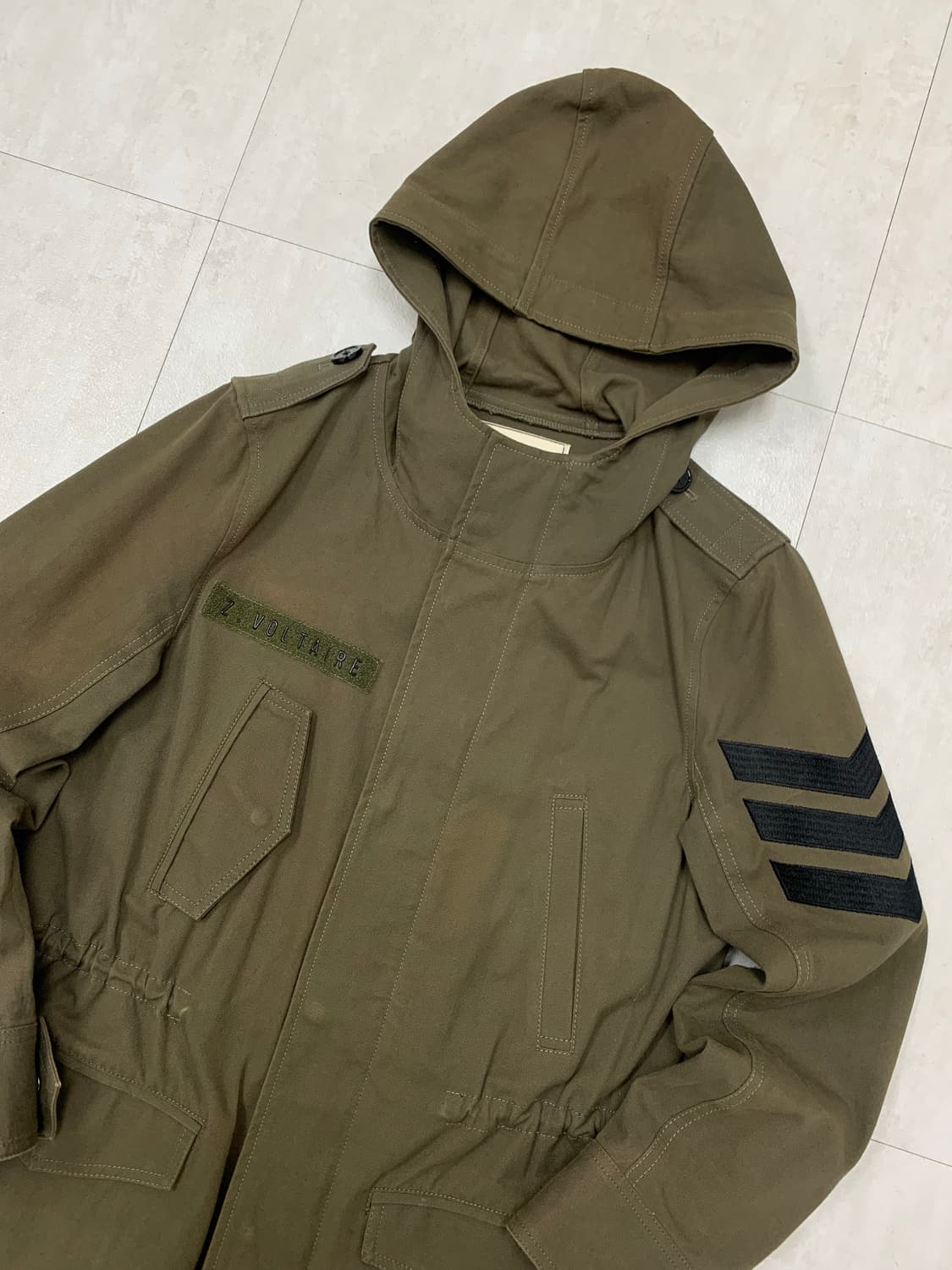 Zadig&Voltaire 밀리터리 후드 자켓 #467 상품이미지2