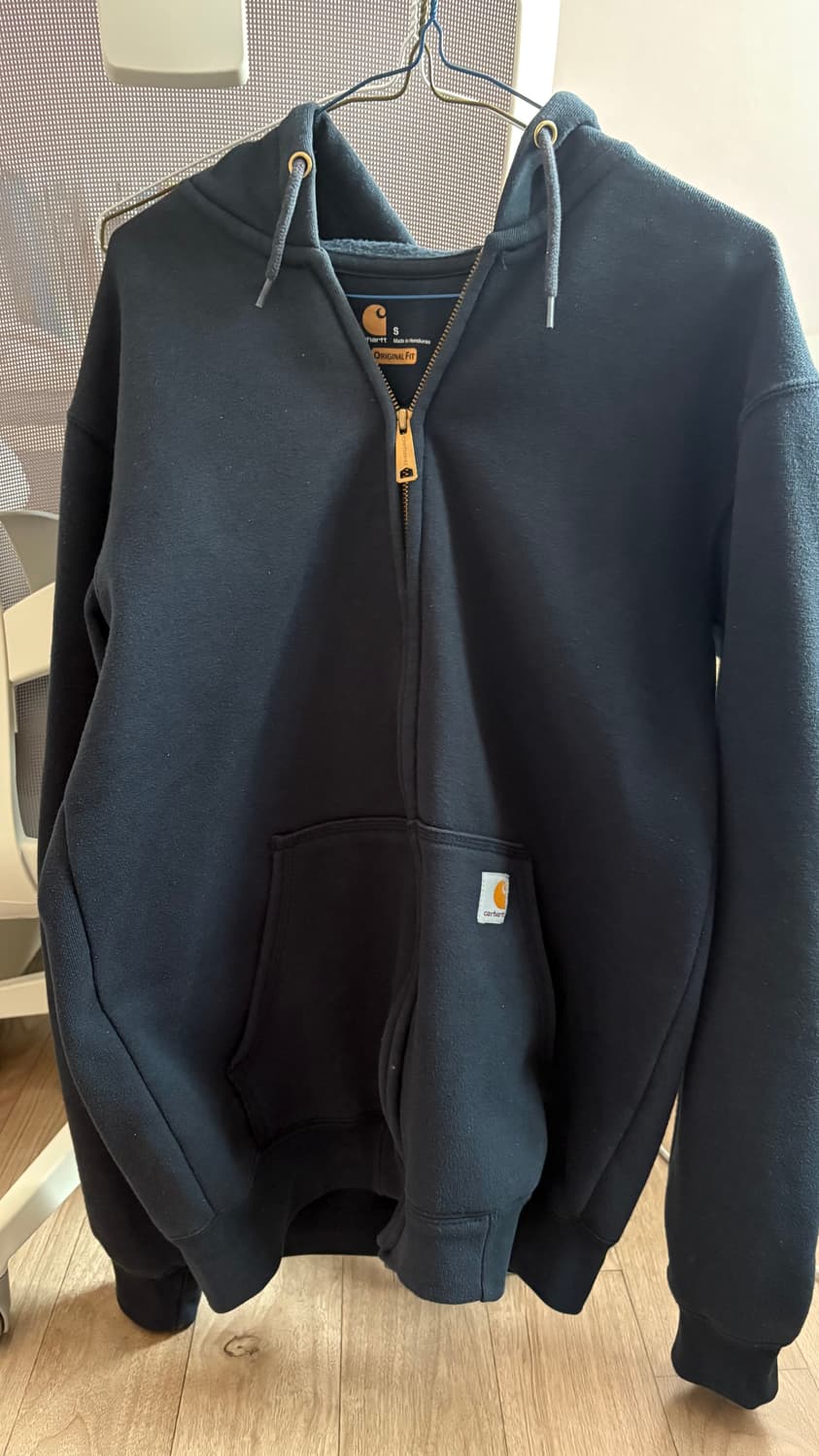 칼하트 후드집업 네이비 s 상품이미지1