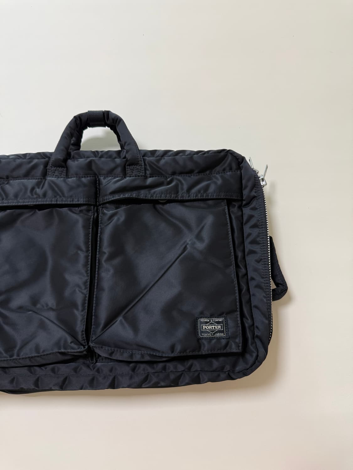 (초미품) PORTER 포터 탱커 3way 브리프케이스 블랙 백팩 상품이미지3