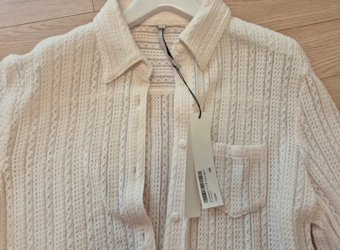 (새상품) 노이어 포 우먼 코튼 크로쉐 셔츠 상품이미지7