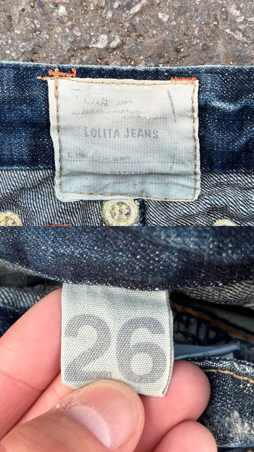 Lolita Queens diss flare jean 상품이미지8