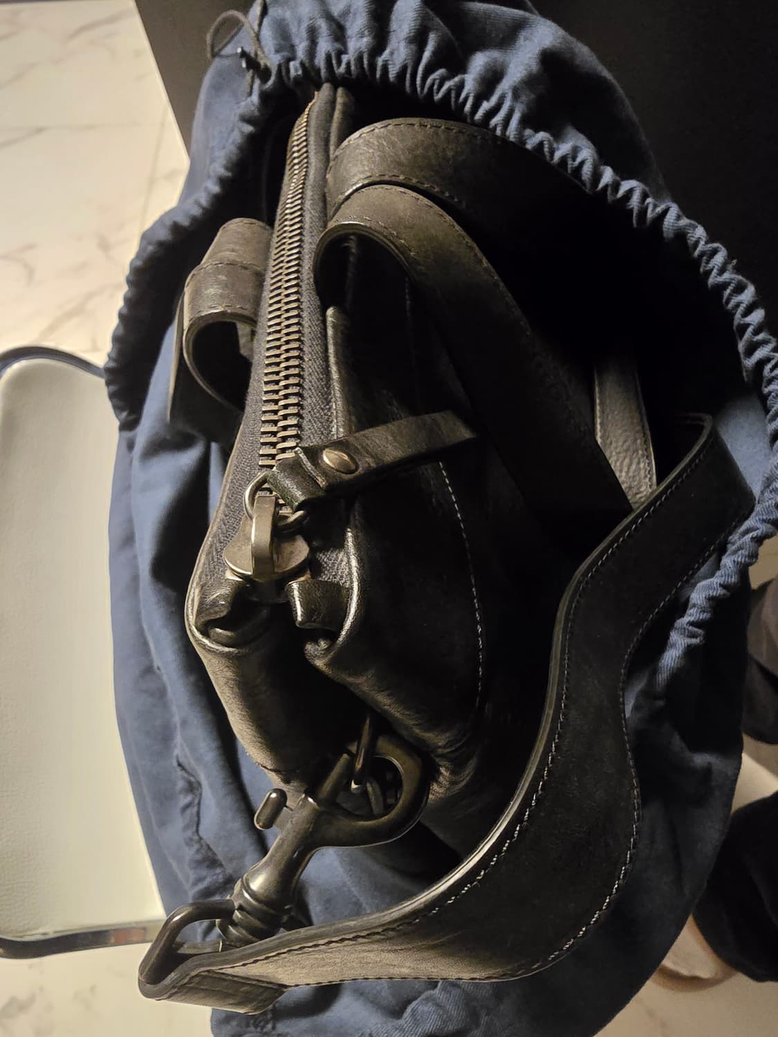 마르셀 marsell BORSO 레더 쇼퍼백 토트백입니다. 상품이미지3