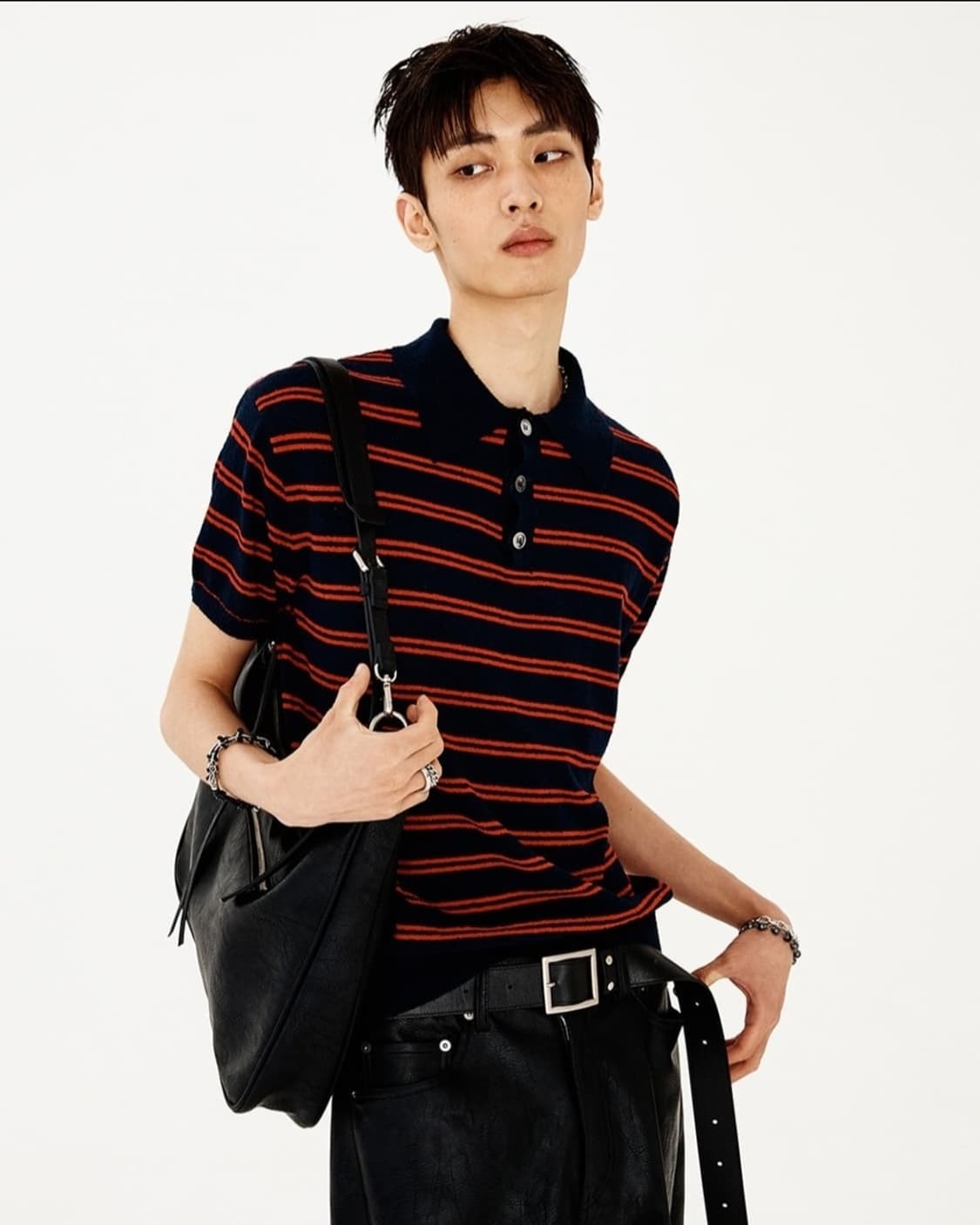 알렌느 부클 폴로 네이비 레드 상품이미지1