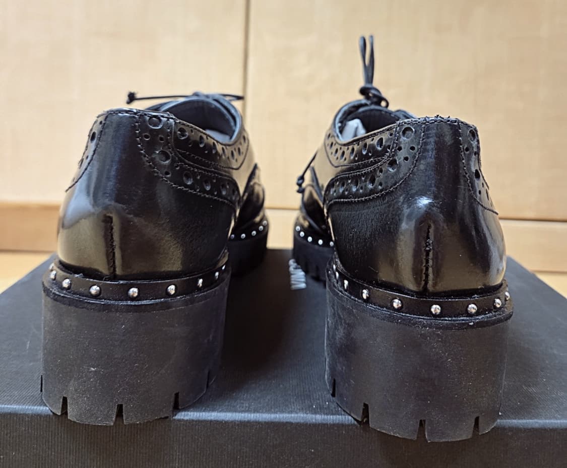 나폴레오니Napoleoni 스터드 옥스퍼드 슈즈 37사이즈 상품이미지4