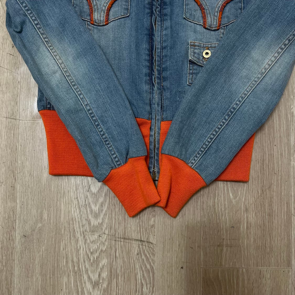 돌체앤가바나 이태리 여성 데님 청자켓 36사이즈 상품이미지8