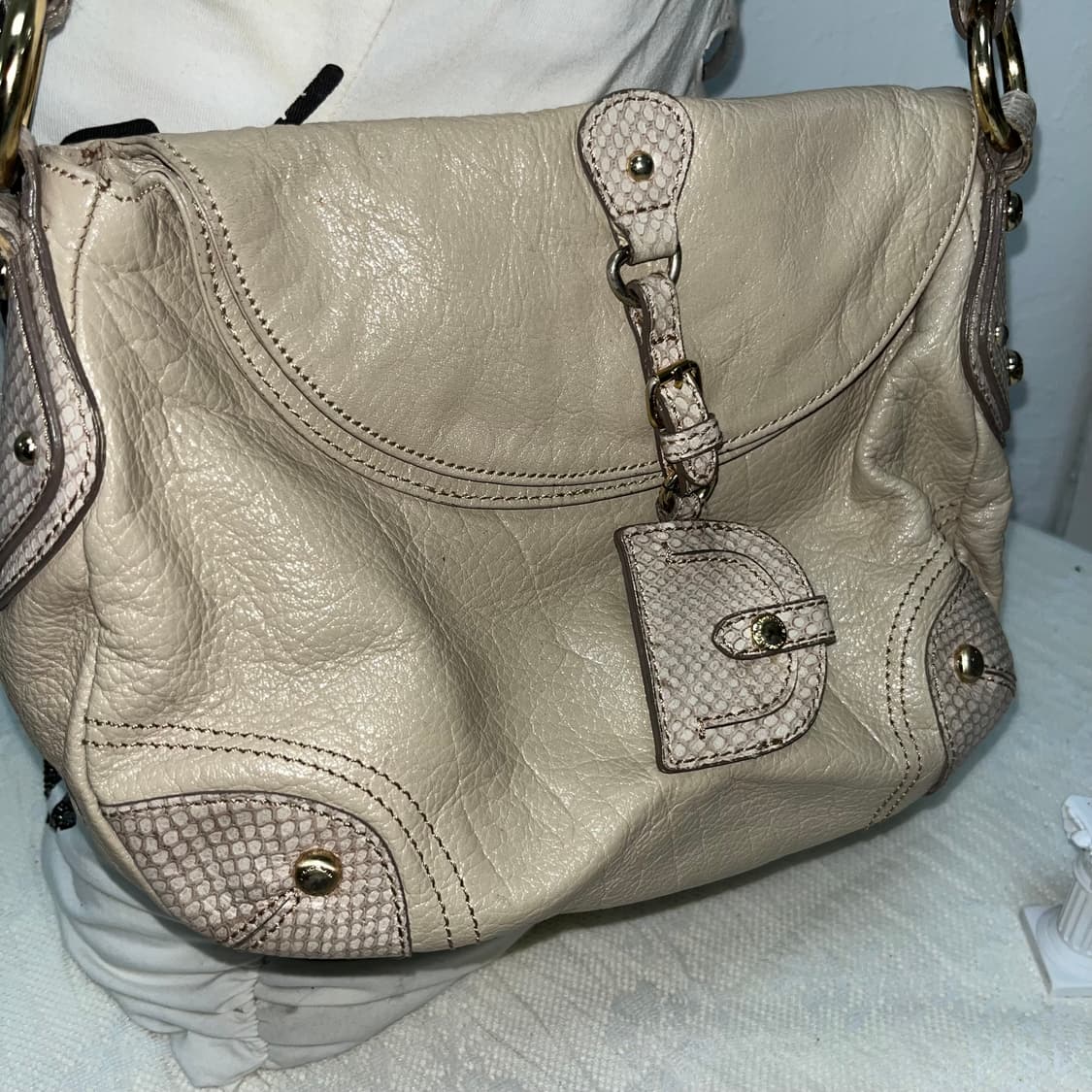 빈티지  00‘s 베이지 숄더백 상품이미지4