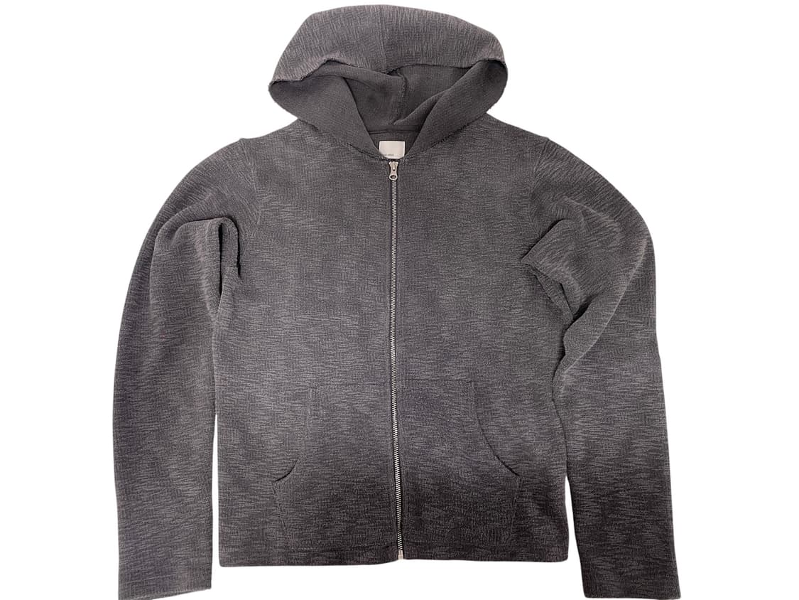 (2) Mono-prive Textured Hoodie Zip Grey 상품이미지4