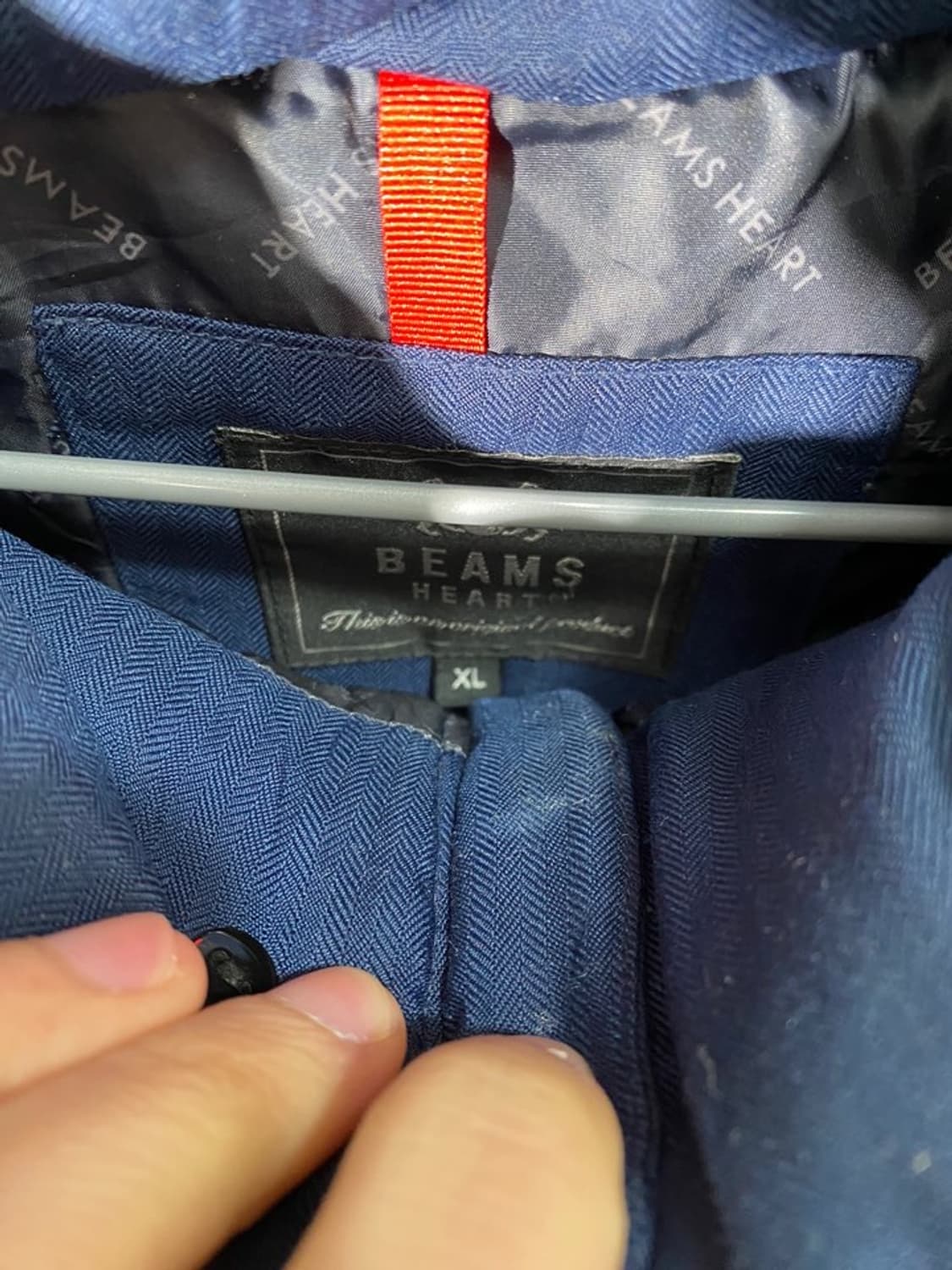 빔즈 하트 후드 패딩 상품이미지4