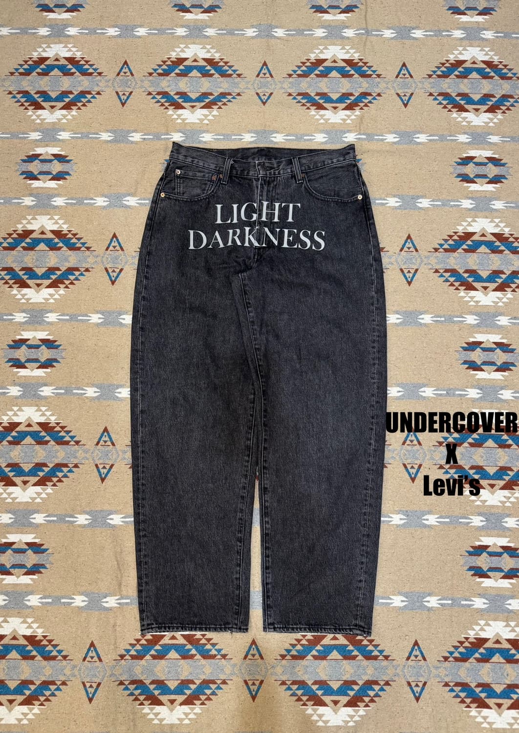 [32] 언더커버 x 리바이스 UC1E9502 팬츠 블랙 상품이미지1