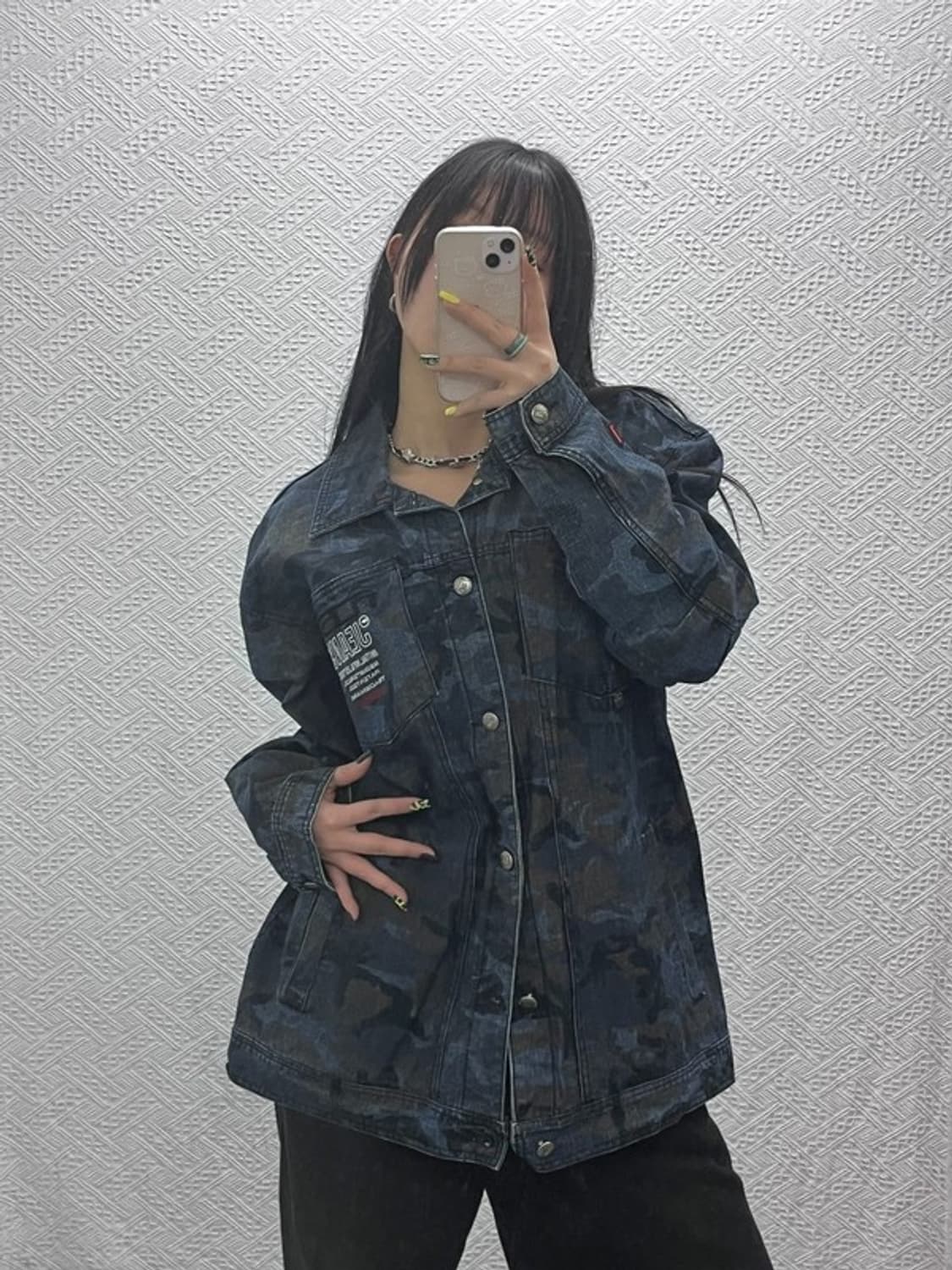 푸부 스트릿 힙합 밀리터리 카모플라주 워크 자켓 100 C07454 상품이미지1