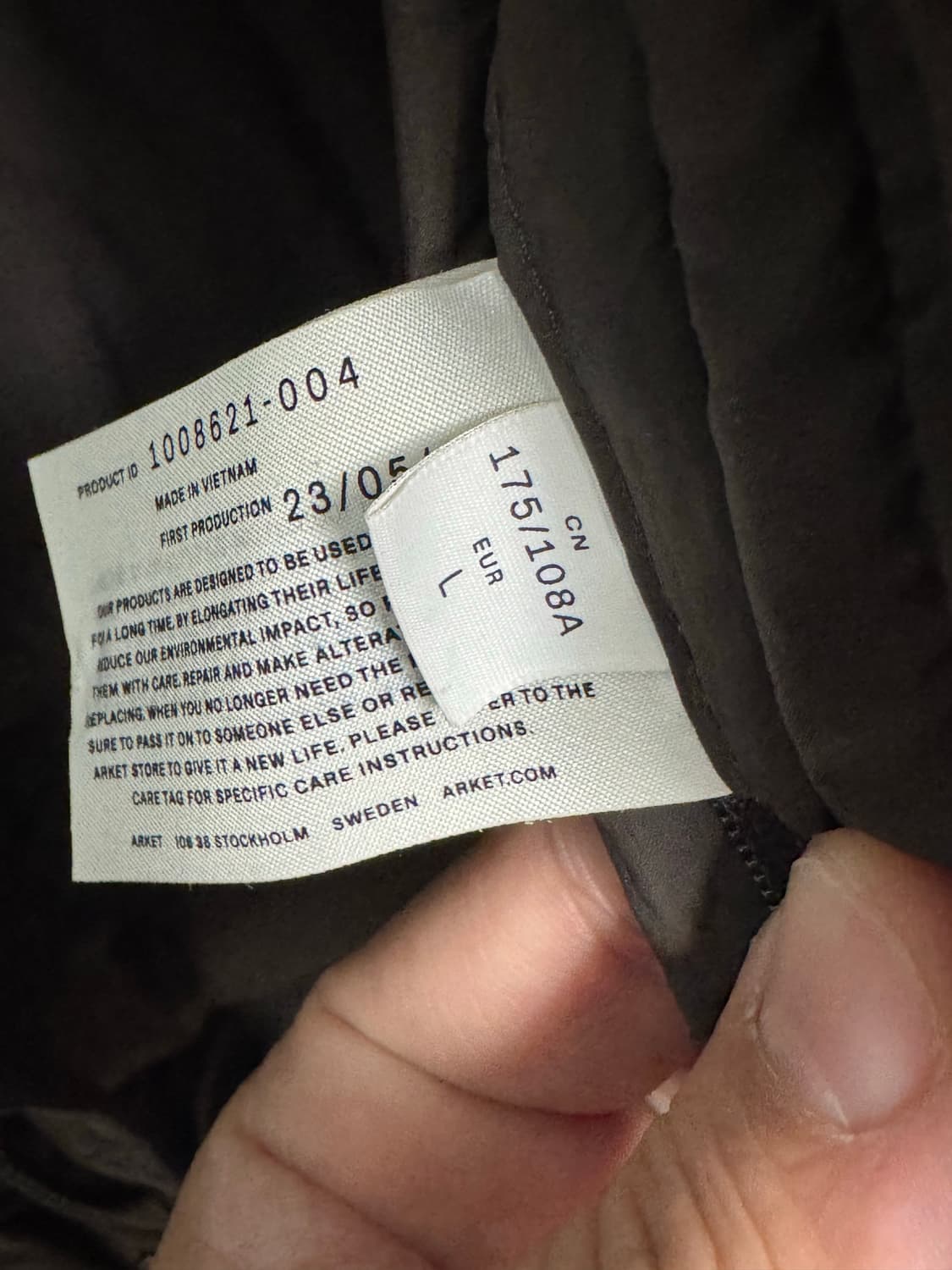 아르켓 롱패딩 L 상품이미지4