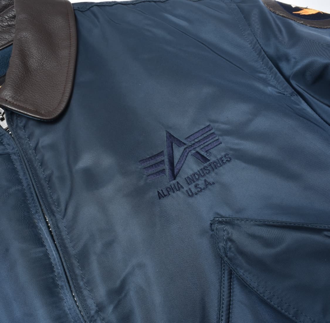 90S 알파인더스트리 CW-45P 항공점퍼 플라이트 자켓 L N0725 상품이미지6