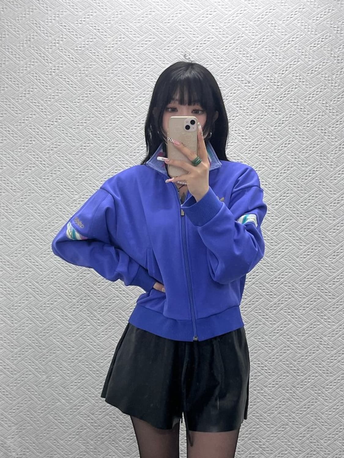 아디다스 희귀 올드스쿨 레트로 라벤더 포도맛 져지 집업 M C11508 상품이미지1