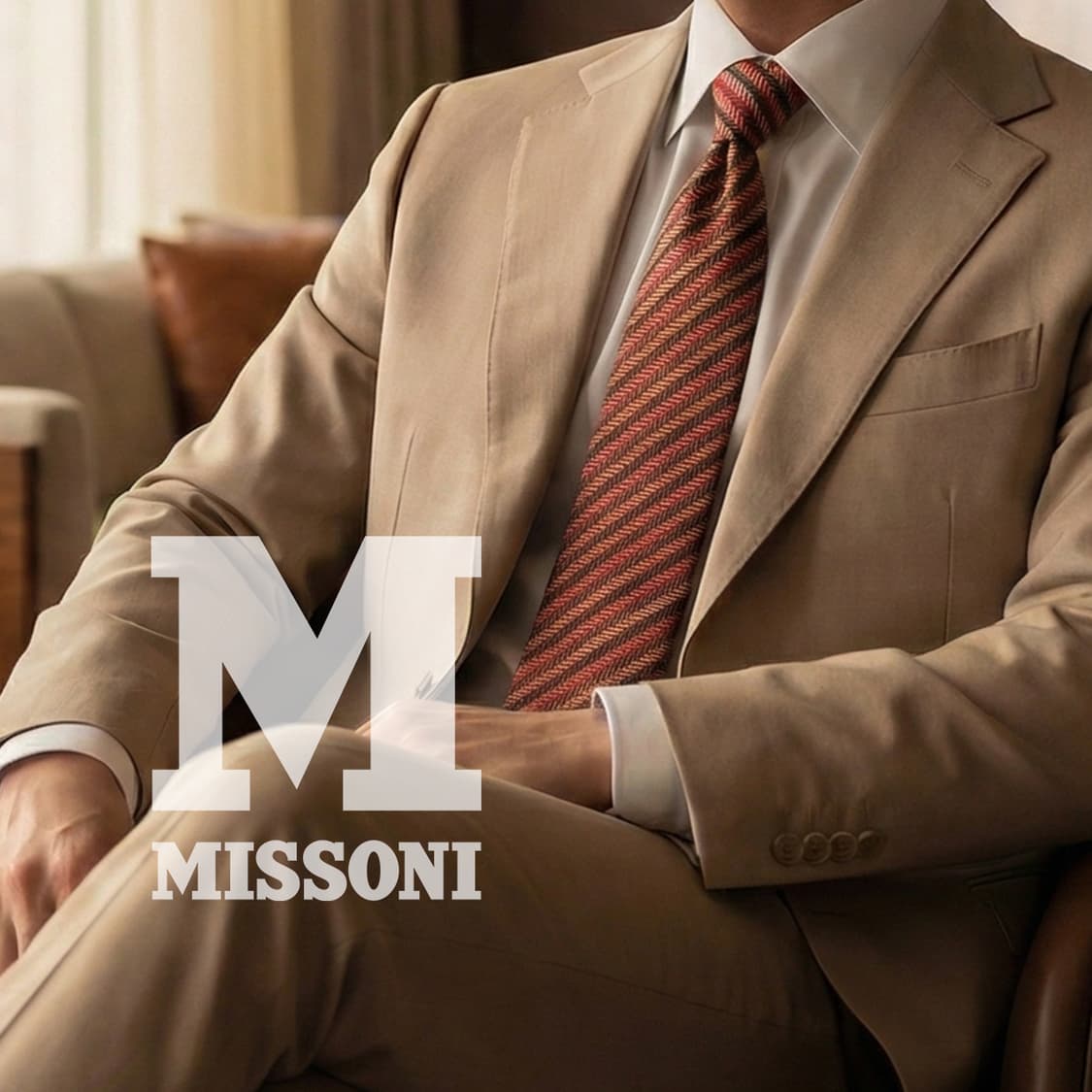 미쏘니 실크 헤링본 스트라이프 넥타이 9.2cm A+등급 A19420
 상품이미지1