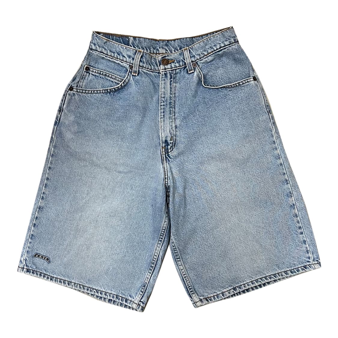 90s 리바이스 565 와이드 레그 버뮤다 데님 팬츠 28 상품이미지3