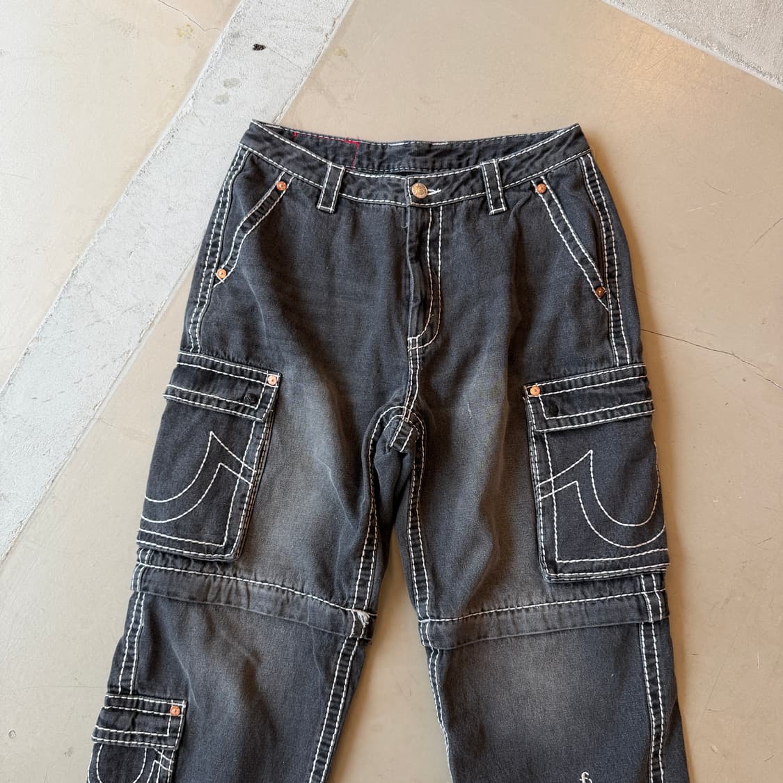 트루릴리젼 x 페치 데님 세퍼레이트 카고팬츠 상품이미지3