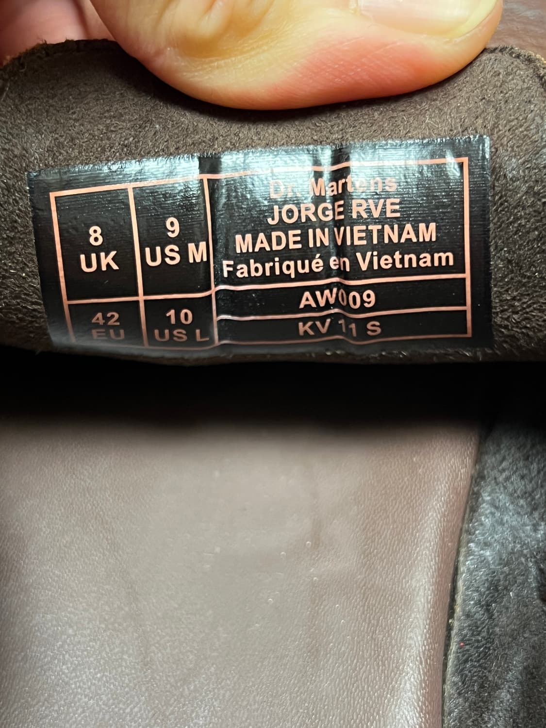 [270] 닥터마틴 조지 RVE 브라운 42(UK8) 상품이미지7