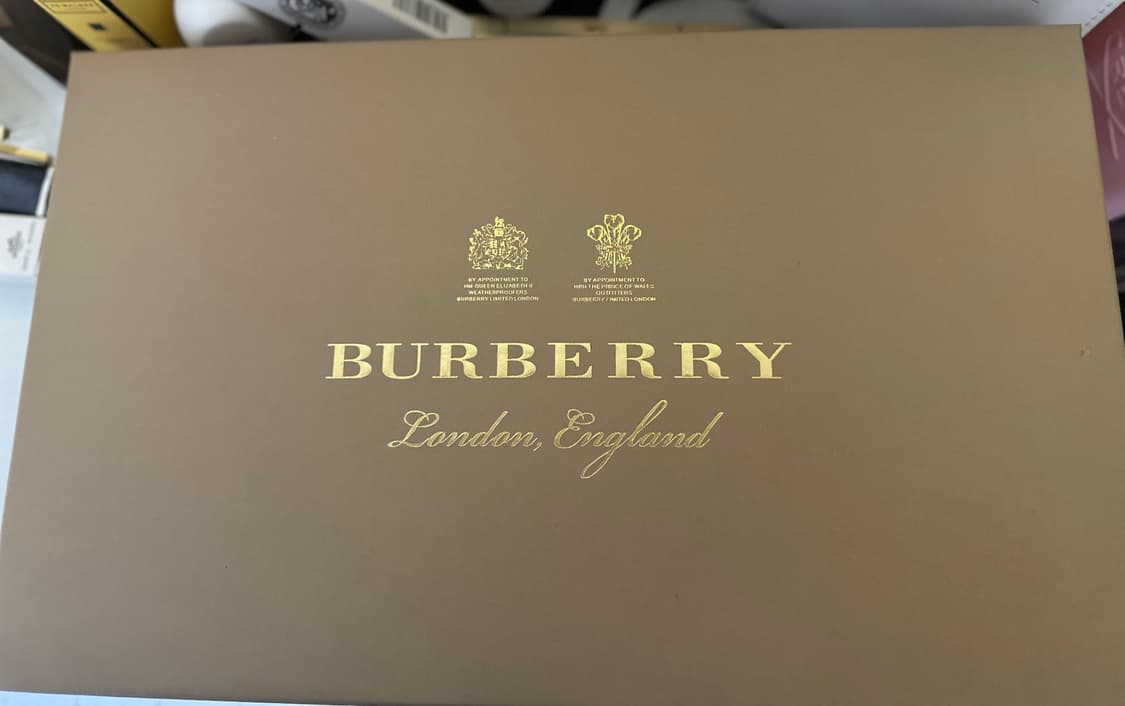 버버리 체크 캐시미어머플러 와인색 남여공용 상품이미지9