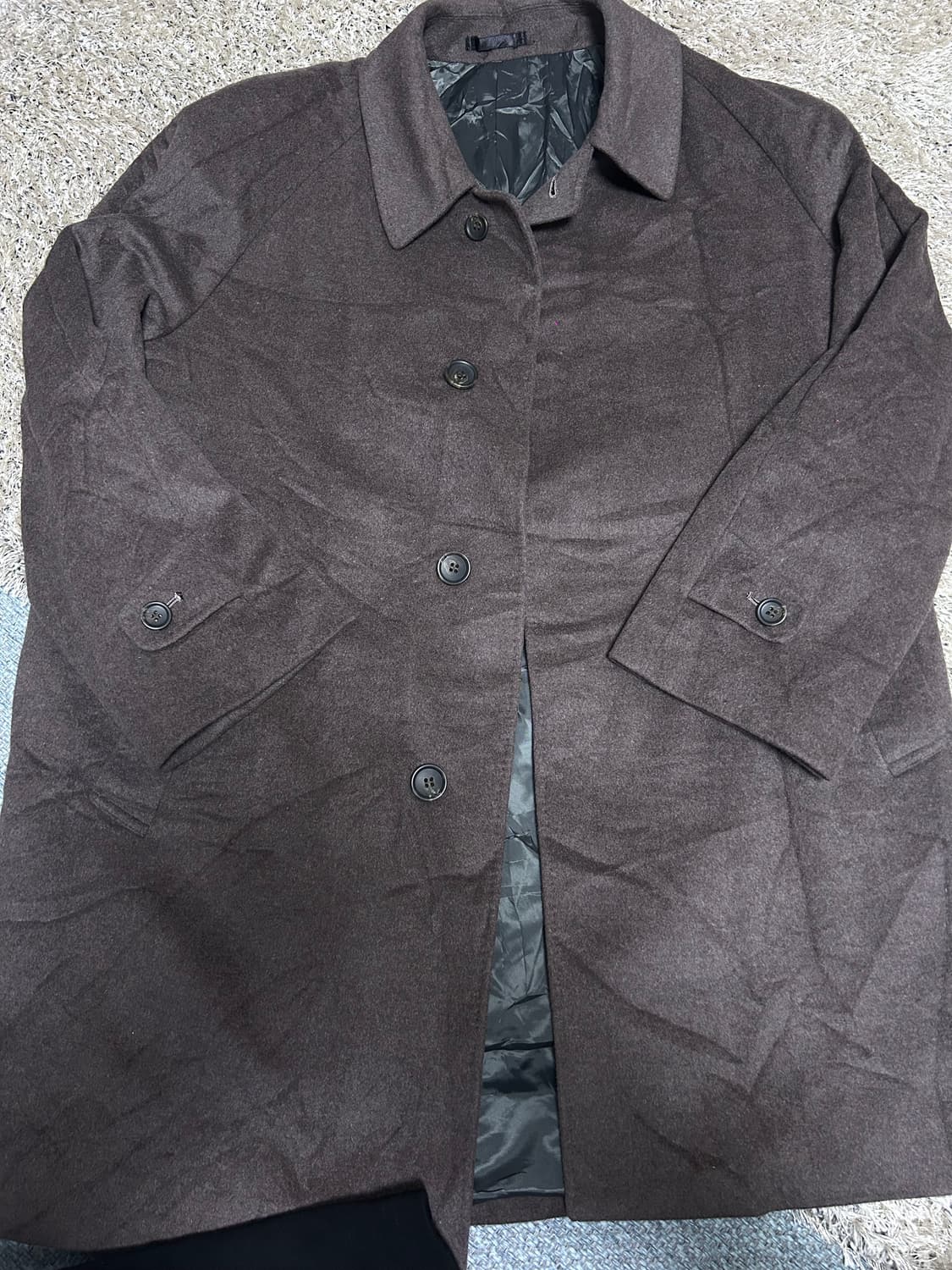 일본판 앙고라 100프로 코트 사이즈 105~110 상품이미지1