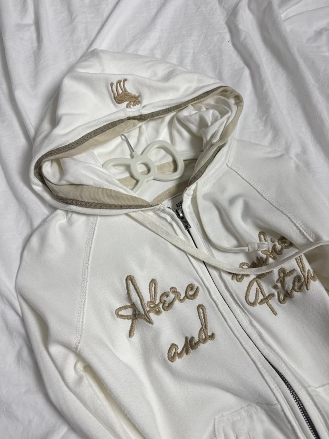 아베크롬비 아이보리 후드집업 상품이미지4