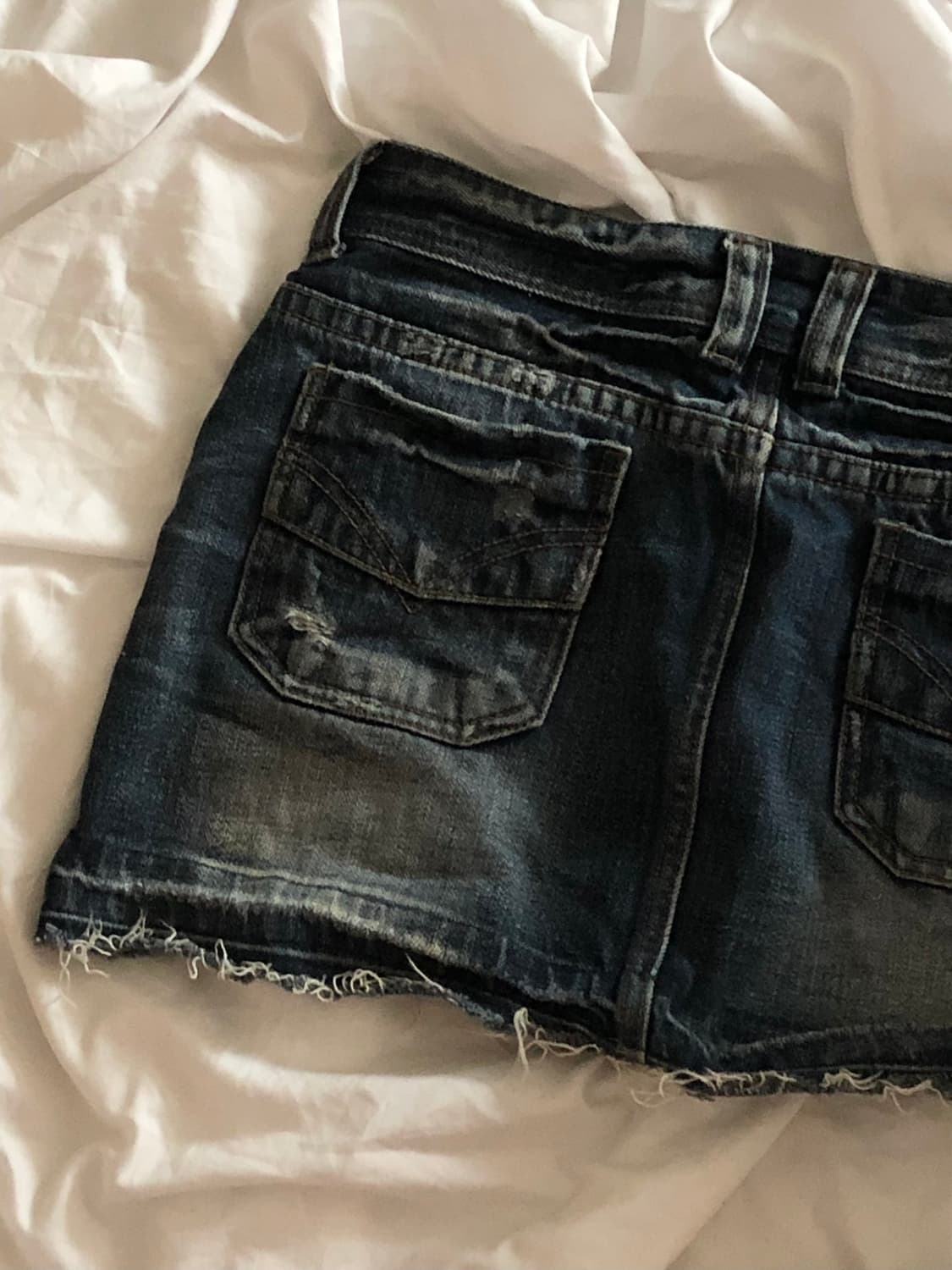 핫 페퍼 진스 빈티지 데님 미니스커트 상품이미지2