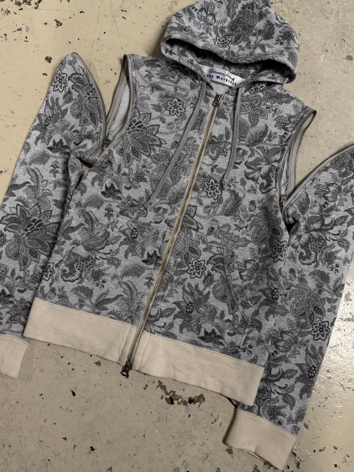 transform detail pattern hood zip-up 상품이미지6