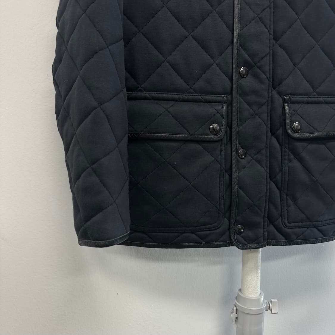 폴로 쉽스킨 양가죽 디테일 퀼팅 자켓 상품이미지6