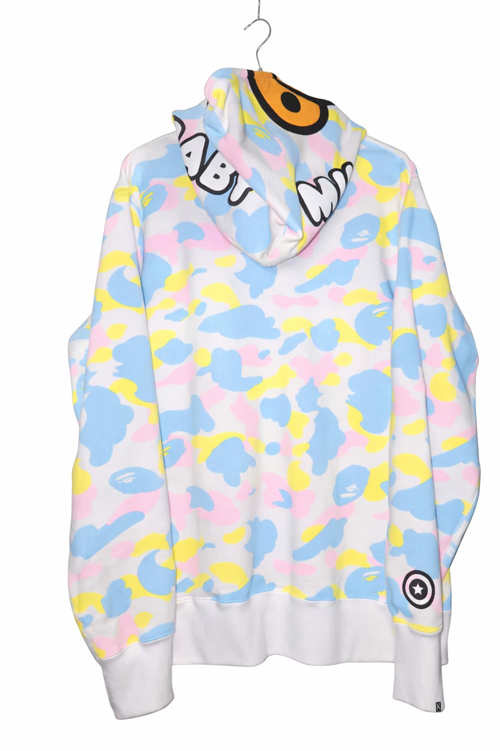 핀터깔 베이프 코튼캔디 카모 베이비 마일로 후드집업 화이트 XL 상품이미지3