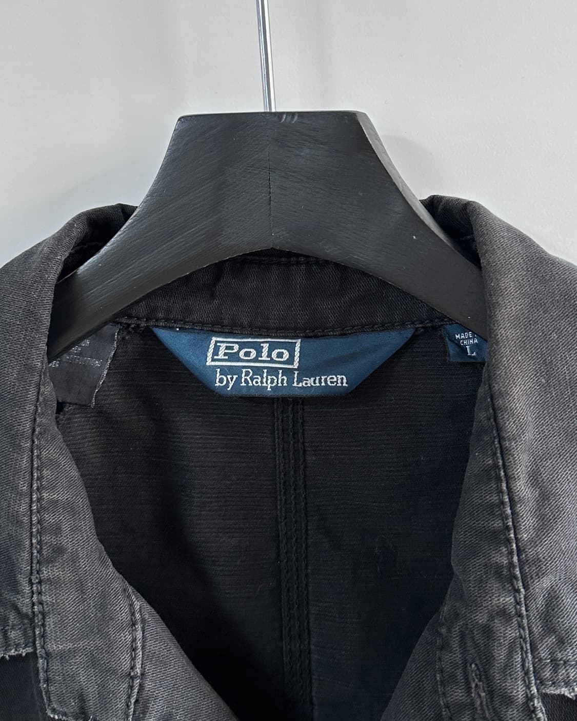 폴로 워시드 블랙 코튼 초어 자켓 (va.71) 상품이미지8