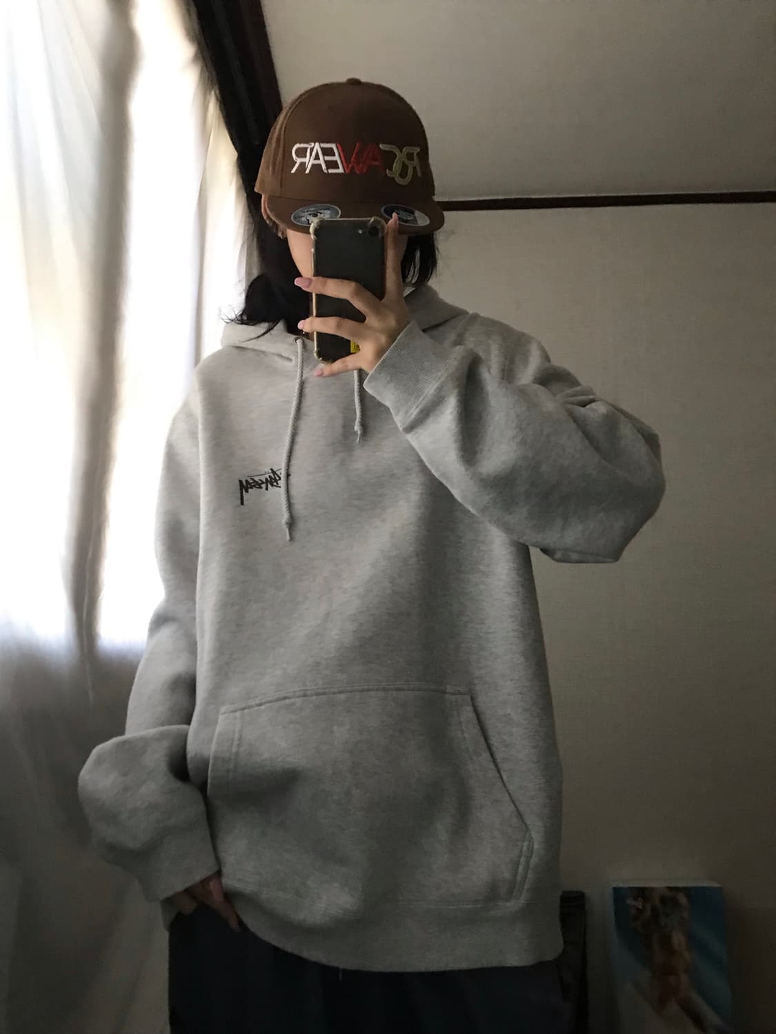 스투시 에잇볼 멜란지 후드티 상품이미지2