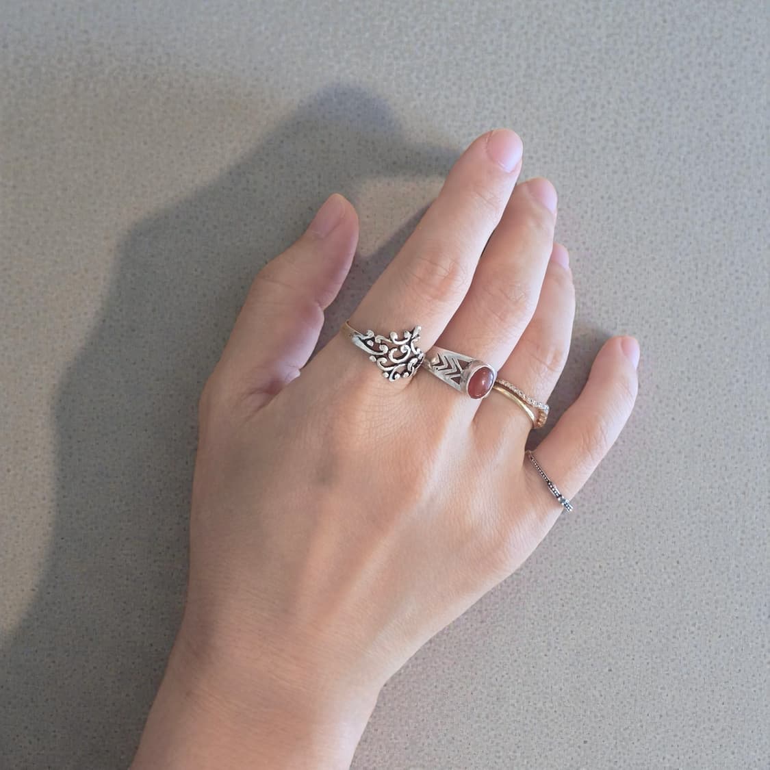 빈티지 셀틱 실버 925 은반지 상품이미지4