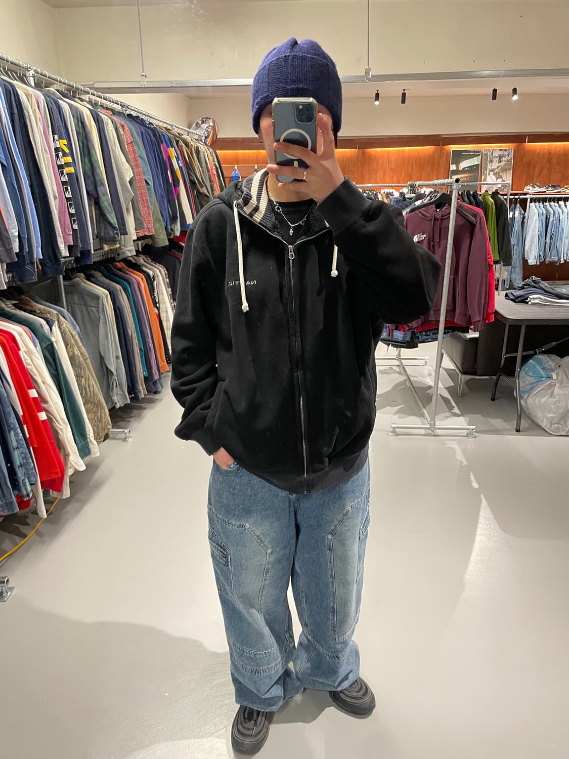 노티카 보아털 플리스 후드집업 상품이미지2